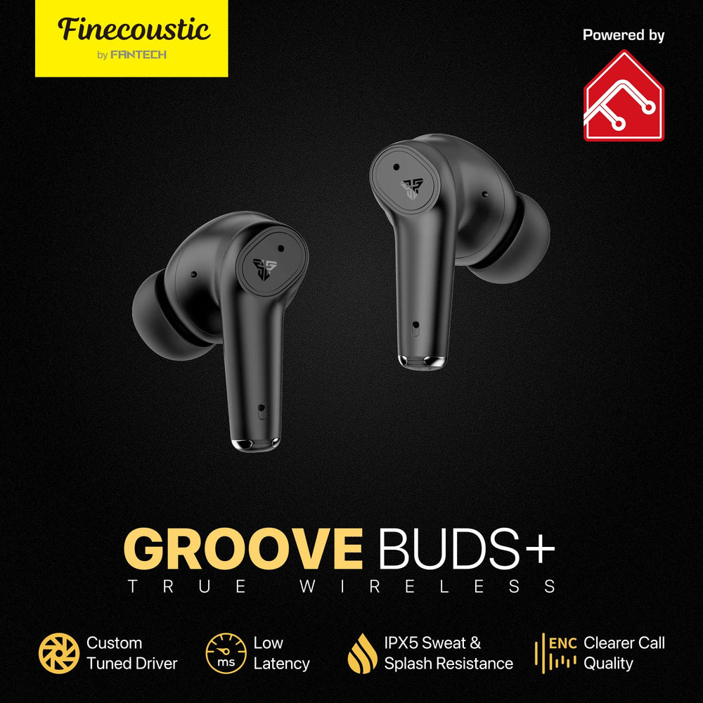 Fantech TWS Bluetooth Wireless GROOVE BUDS+ Earbuds Fantech TWS Bluetooth Wireless GROOVE BUDS+ Earbuds